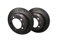 Disques de frein Performance Black Diamond PERÇÉS ET RAINURÉS À L'ARRIÈRE. Porsche 924 / 928 / 944 - KBD 2152, KBD2152